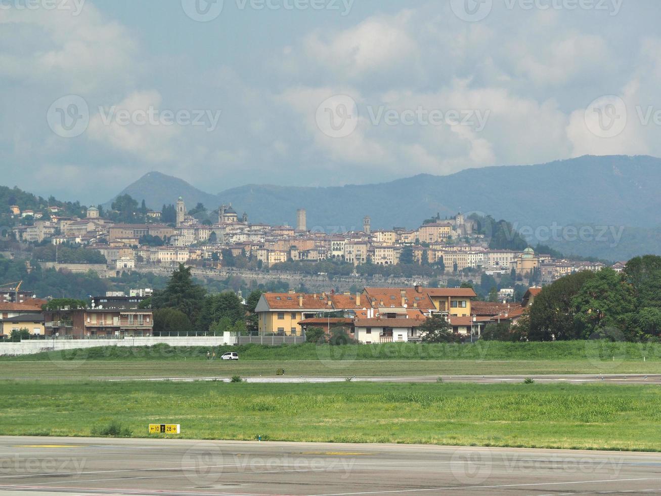 ciudad alta en bérgamo foto