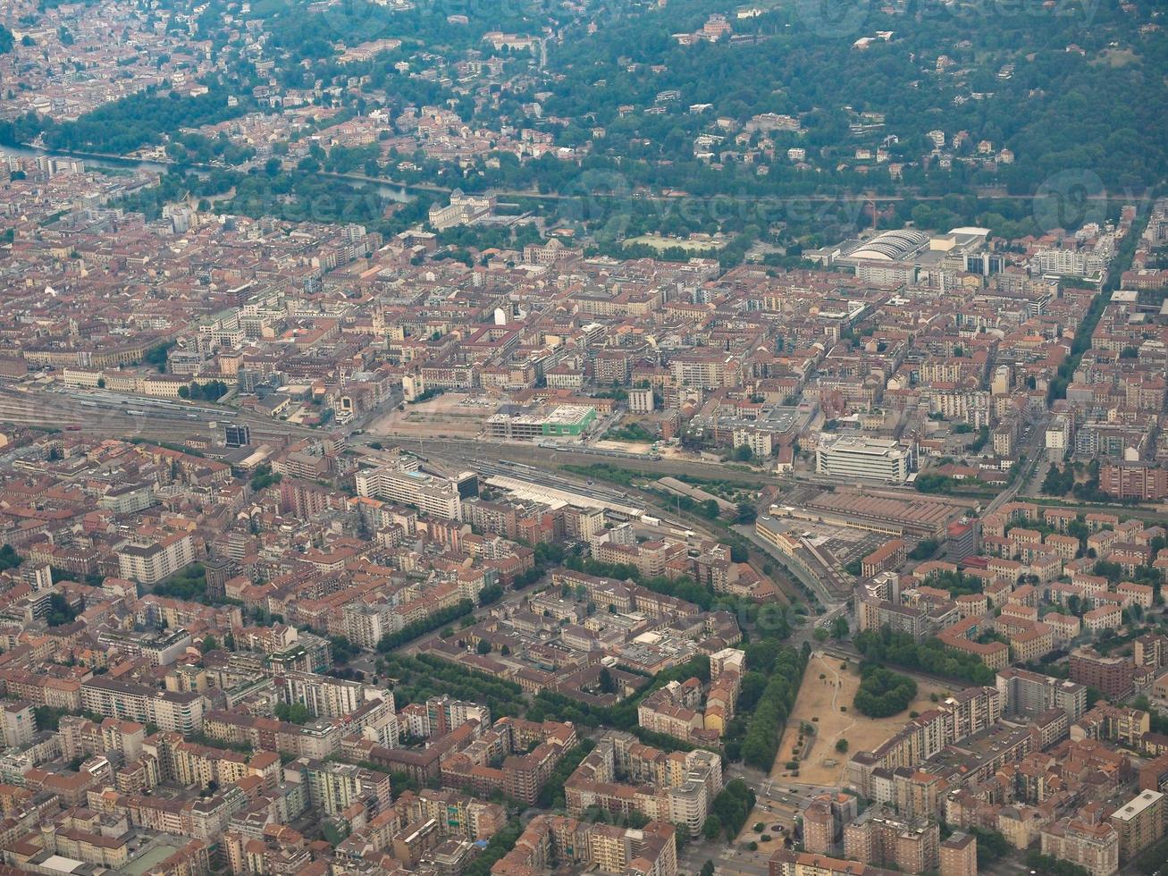 Aerial view of Turin photo