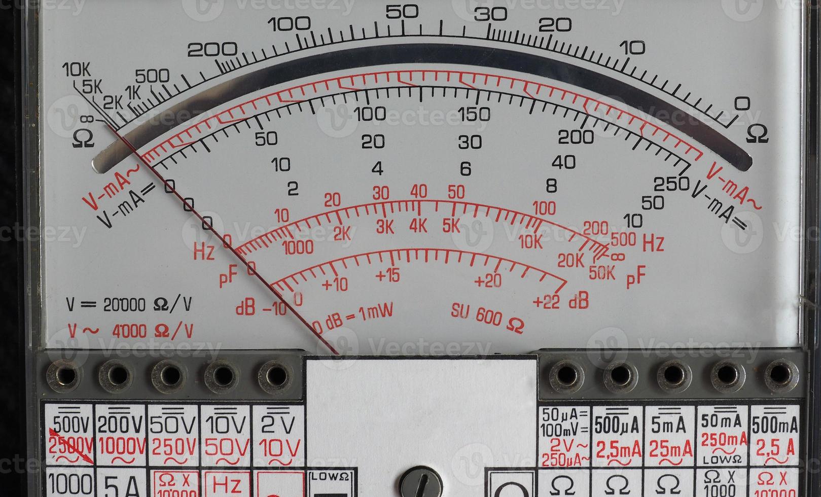 vintage analog multimeter 18733477 Stock Photo at Vecteezy