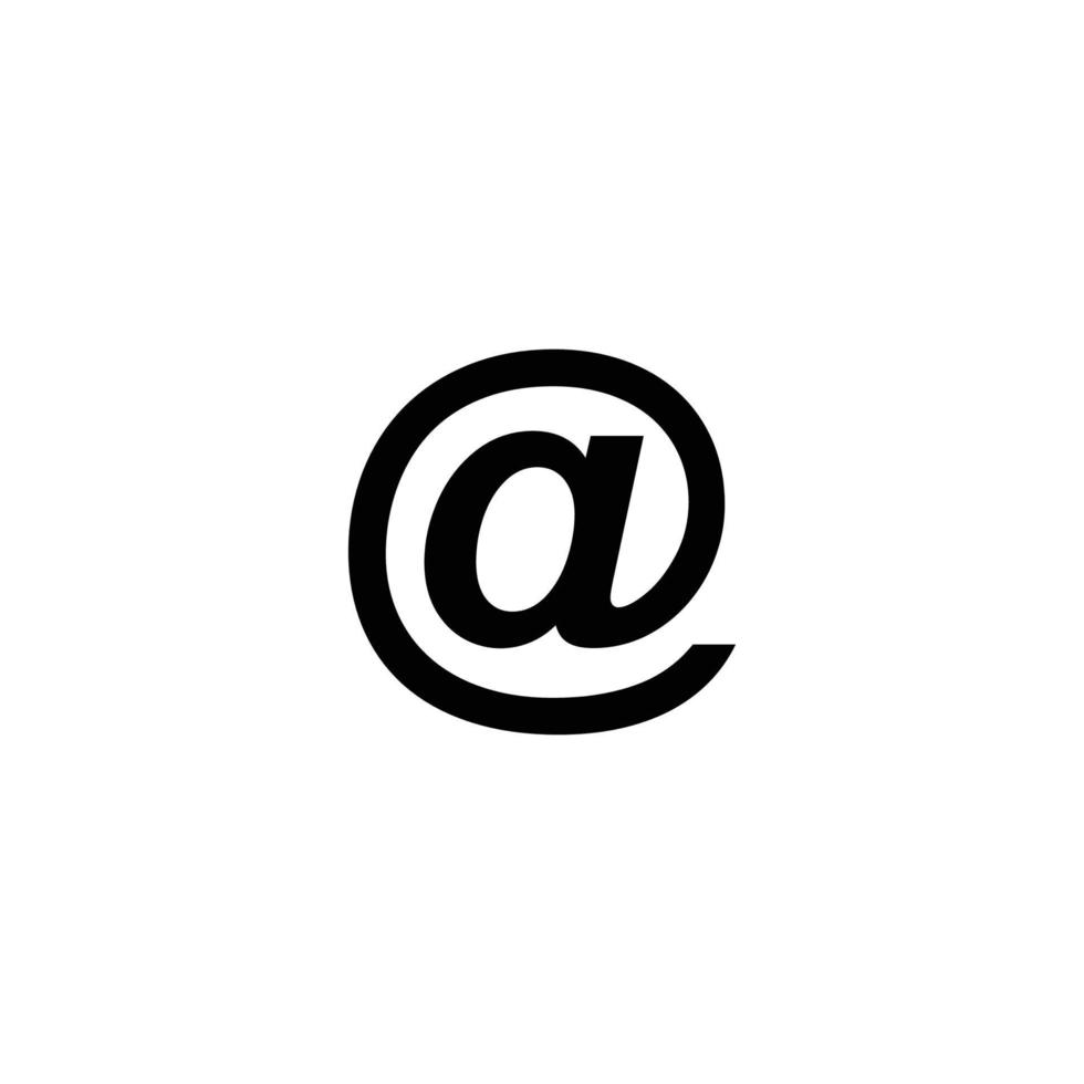 Email simple flat icon vector illustration