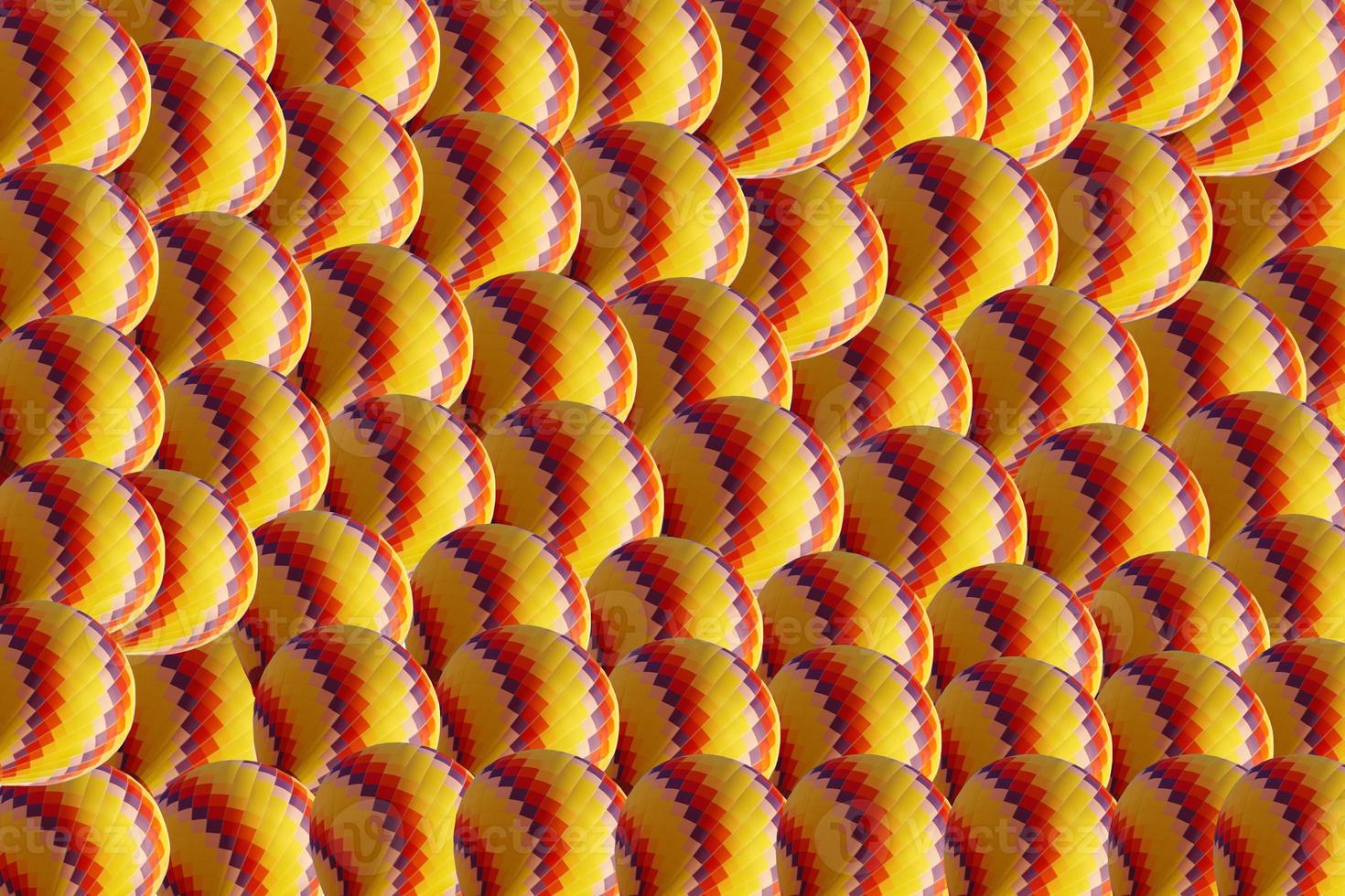 Multi-colored balloons background, highly saturated plastic balls, in the soft play ball pit, at a child's play park photo