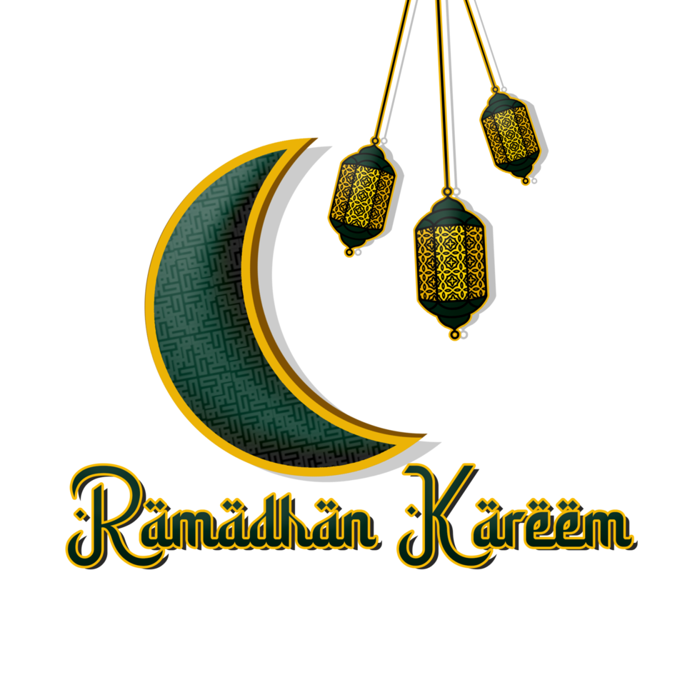 Ramadan kareem voor heilig maand van moslim png