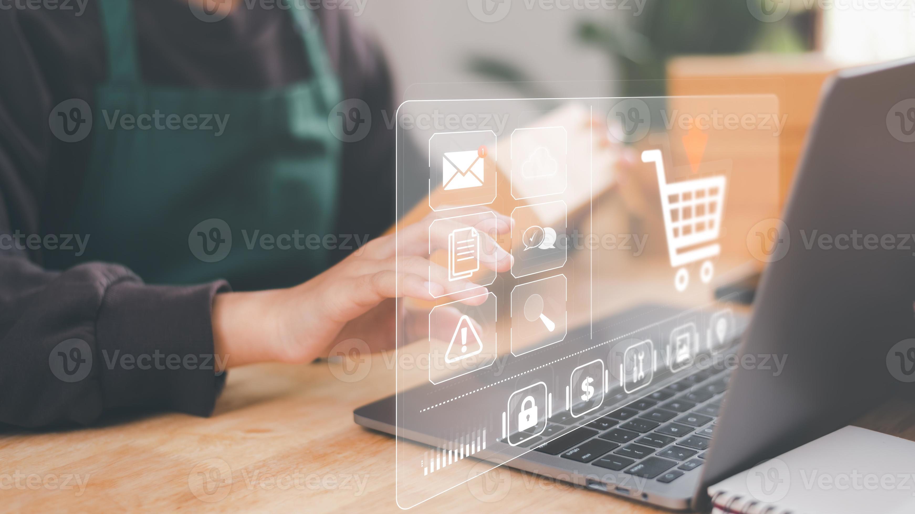 Analysis of online merchandising business reports, with charts and