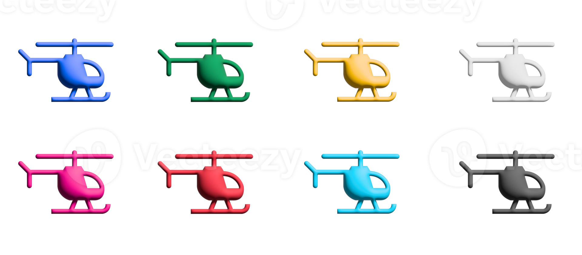 helicopter icons in flat design with elements for mobile concepts and web apps. Collection modern infographic and pictogram. png