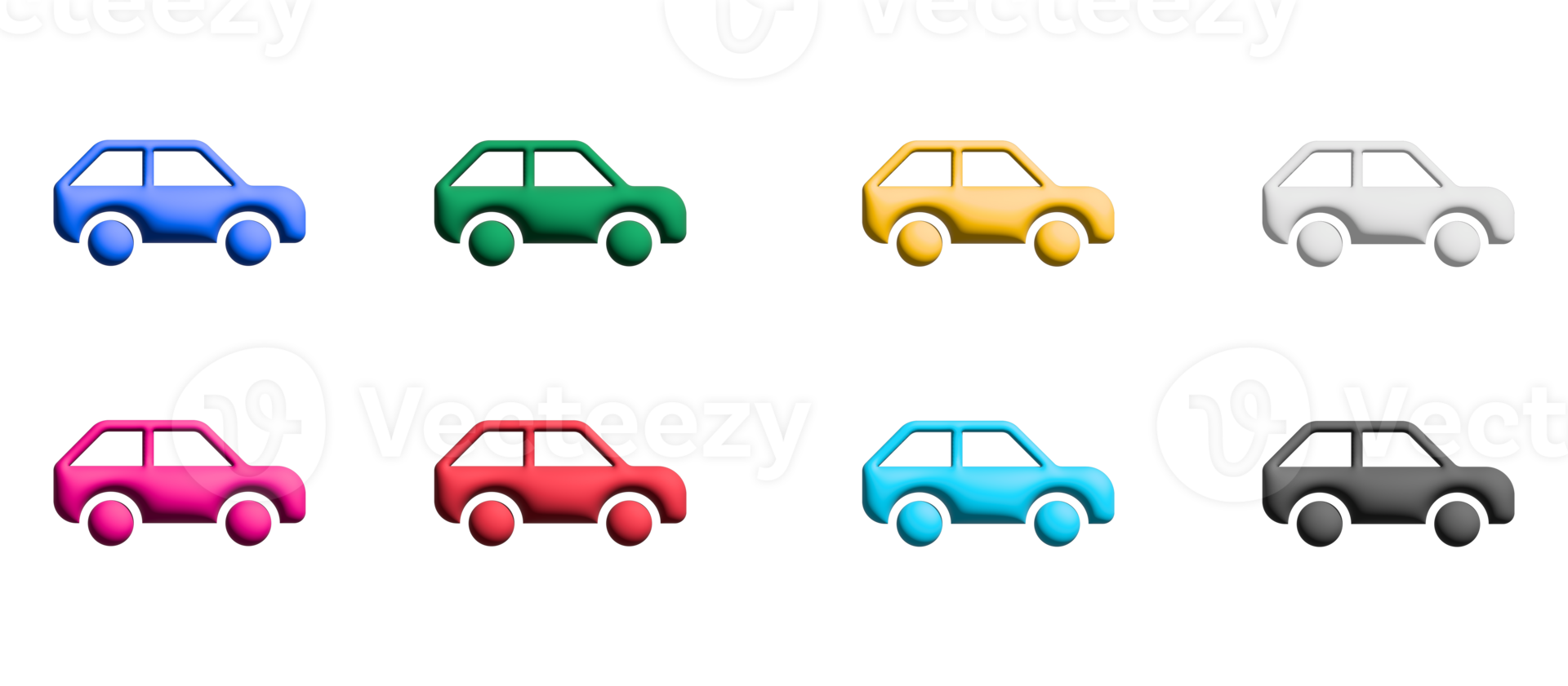 icônes de voiture au design plat avec des éléments pour les concepts mobiles et les applications web. infographie et pictogramme modernes de collection. png