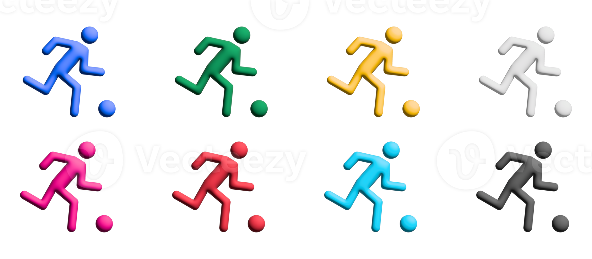 football icons in flat design with elements for mobile concepts and web