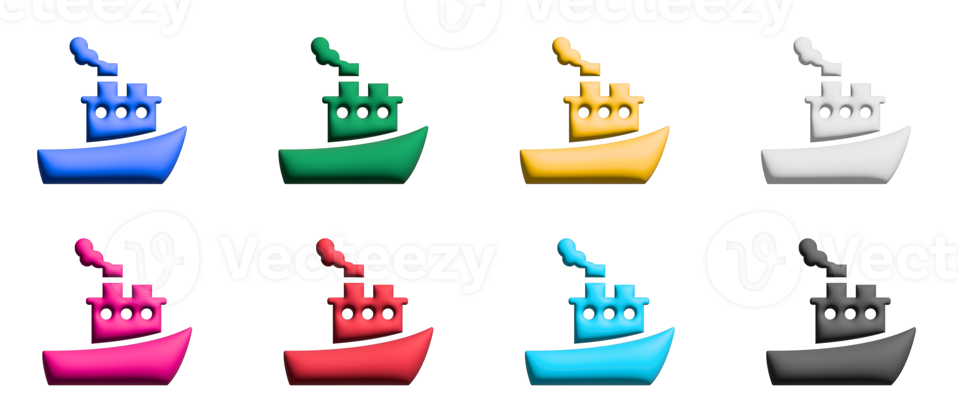 schip pictogrammen in vlak ontwerp met elementen voor mobiel concepten en web apps. verzameling modern infographic en pictogram. png