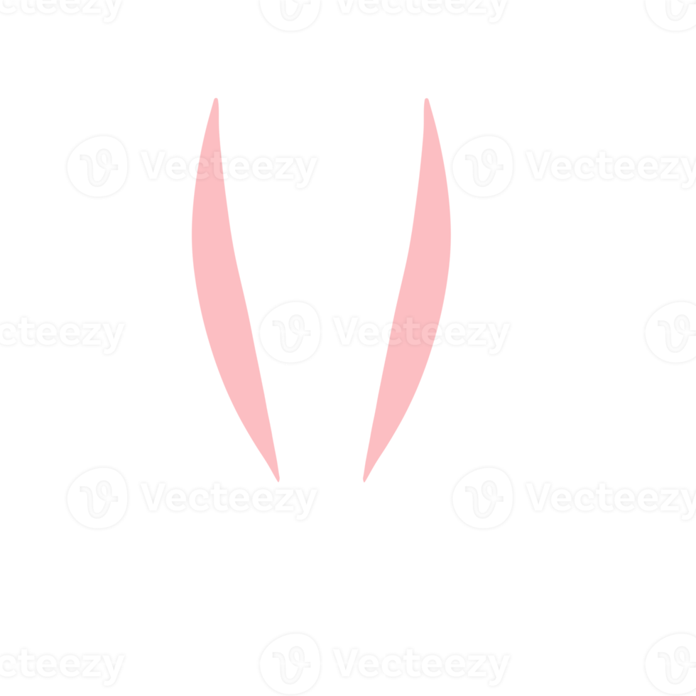 Rabbit Ears Drawing png