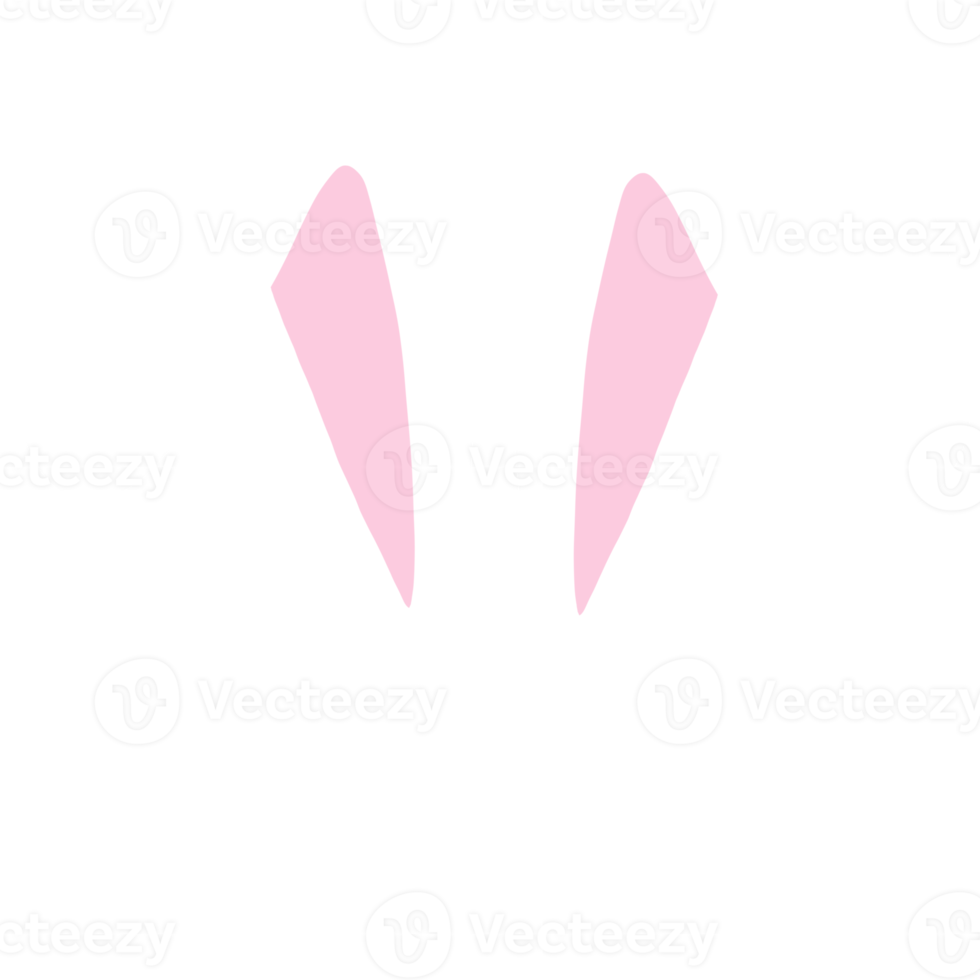 oreilles de lapin pliées png