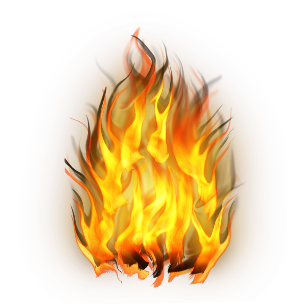 realistico ardente fuoco fiamme, ardente caldo scintille realistico fuoco fiamma, fuoco fiamme effetto png