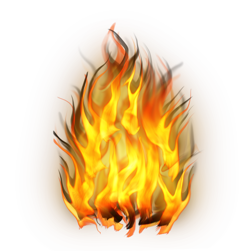 Realistic burning fire flames, Burning hot sparks realistic fire flame, Fire flames effect png