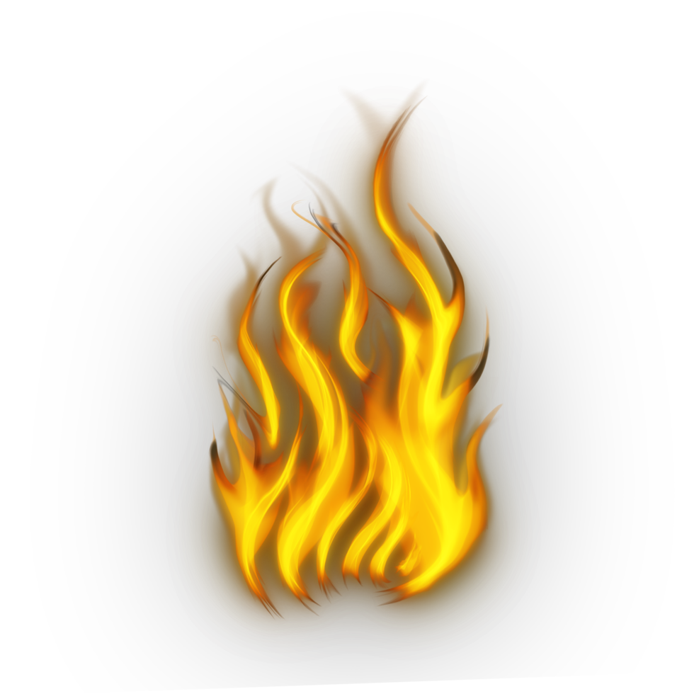 realistisch brandend brand vlammen, brandend heet vonken realistisch brand vlam, brand vlammen effect png