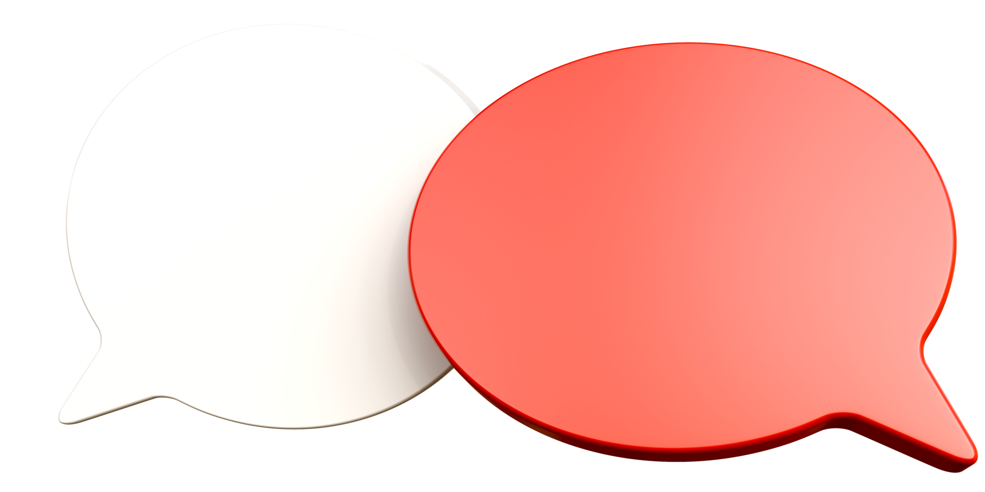 discorso bolle di forme su trasparente sfondo. vuoto 3d testo bolle per attività commerciale disegno, discussione, argomento chiarimenti, notifiche e spiegare allargato contenuto. png