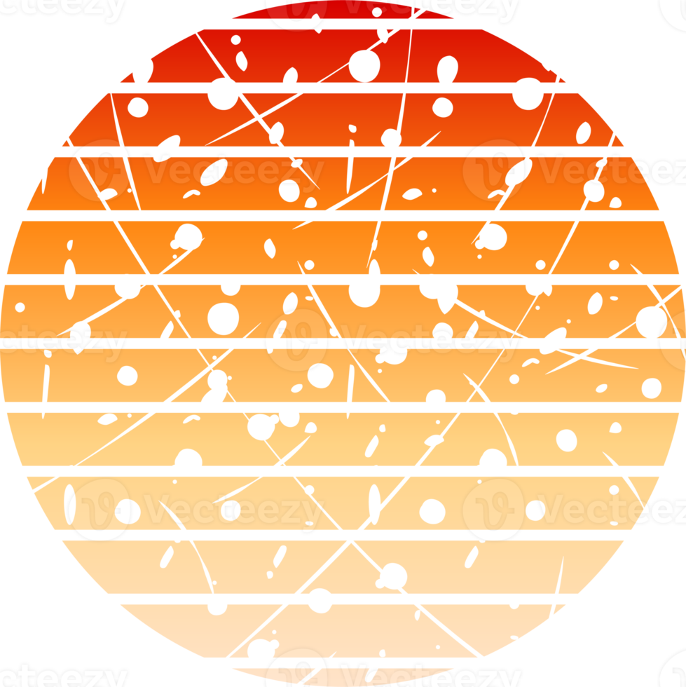 wijnoogst retro zonsondergang png