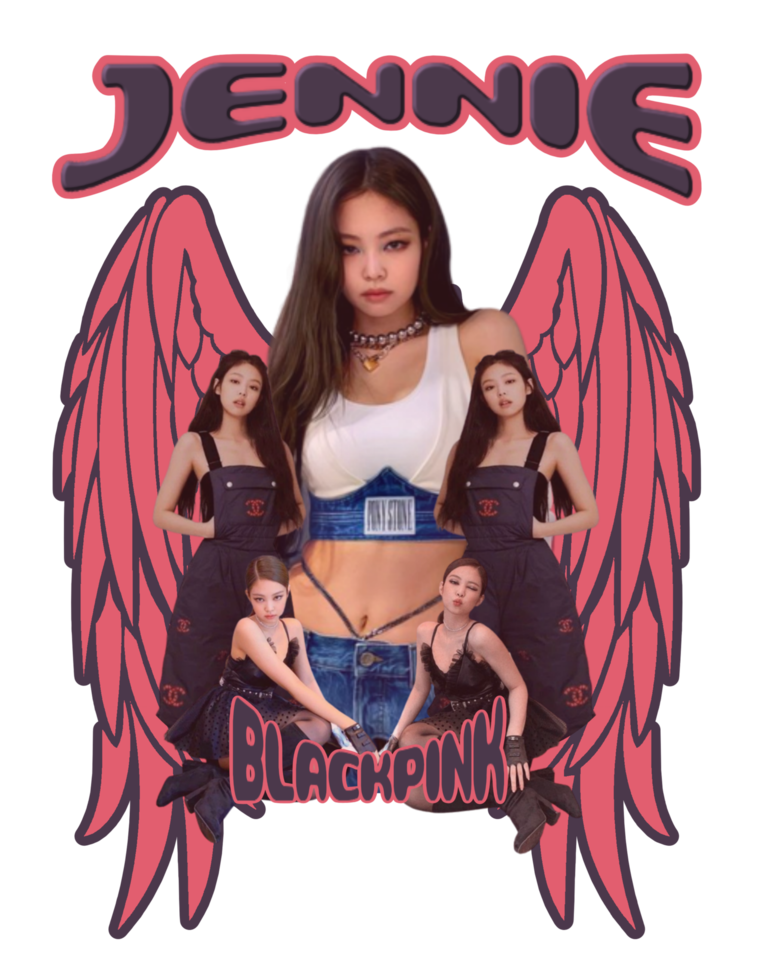 jennie kim angel png