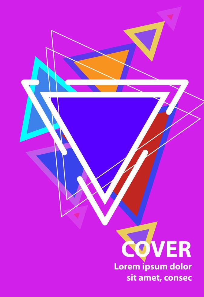 colourful cover free vector