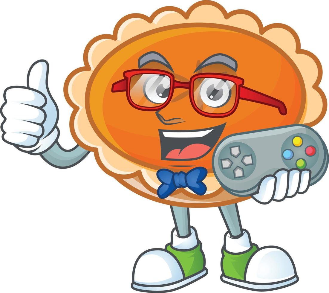 Orange Pie Thanksgiving Vector