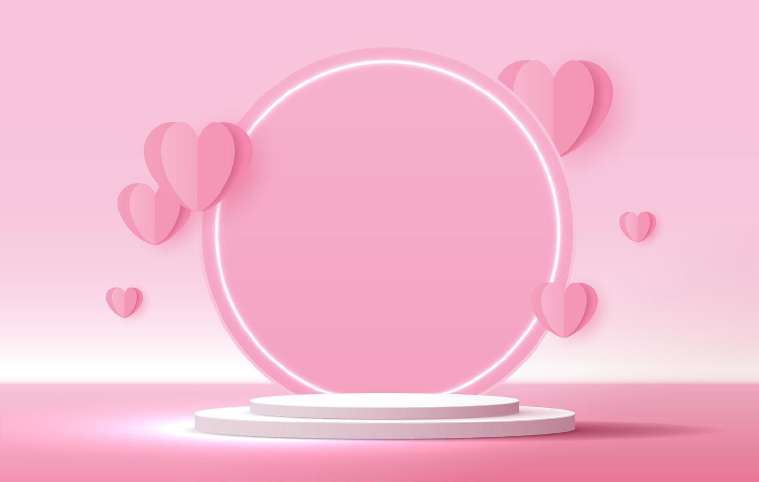 productos de fondo de pantalla de podio rosa para el día de san valentín en  la
