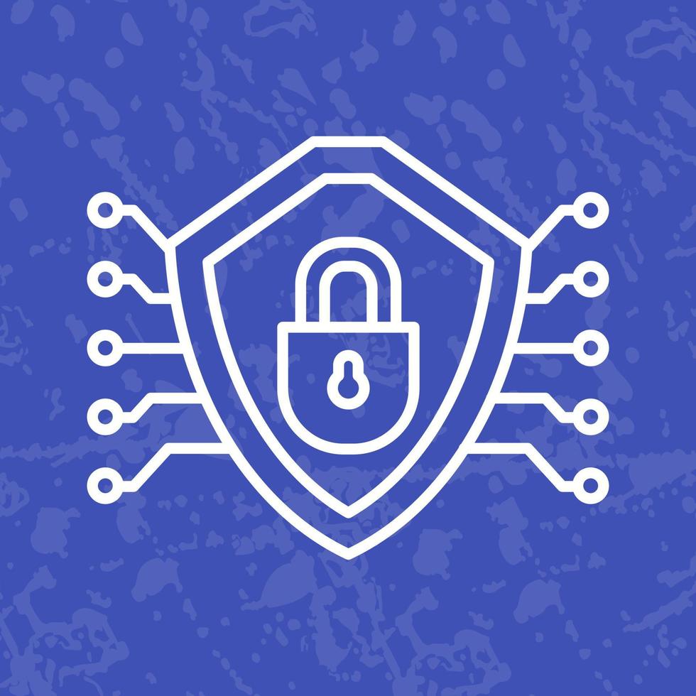 Cyber Security Vector Icon