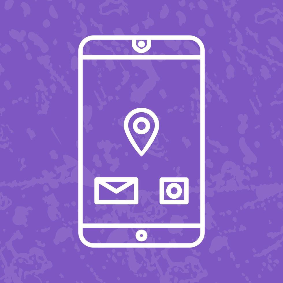 Unique Mobile Applications Vector Icon