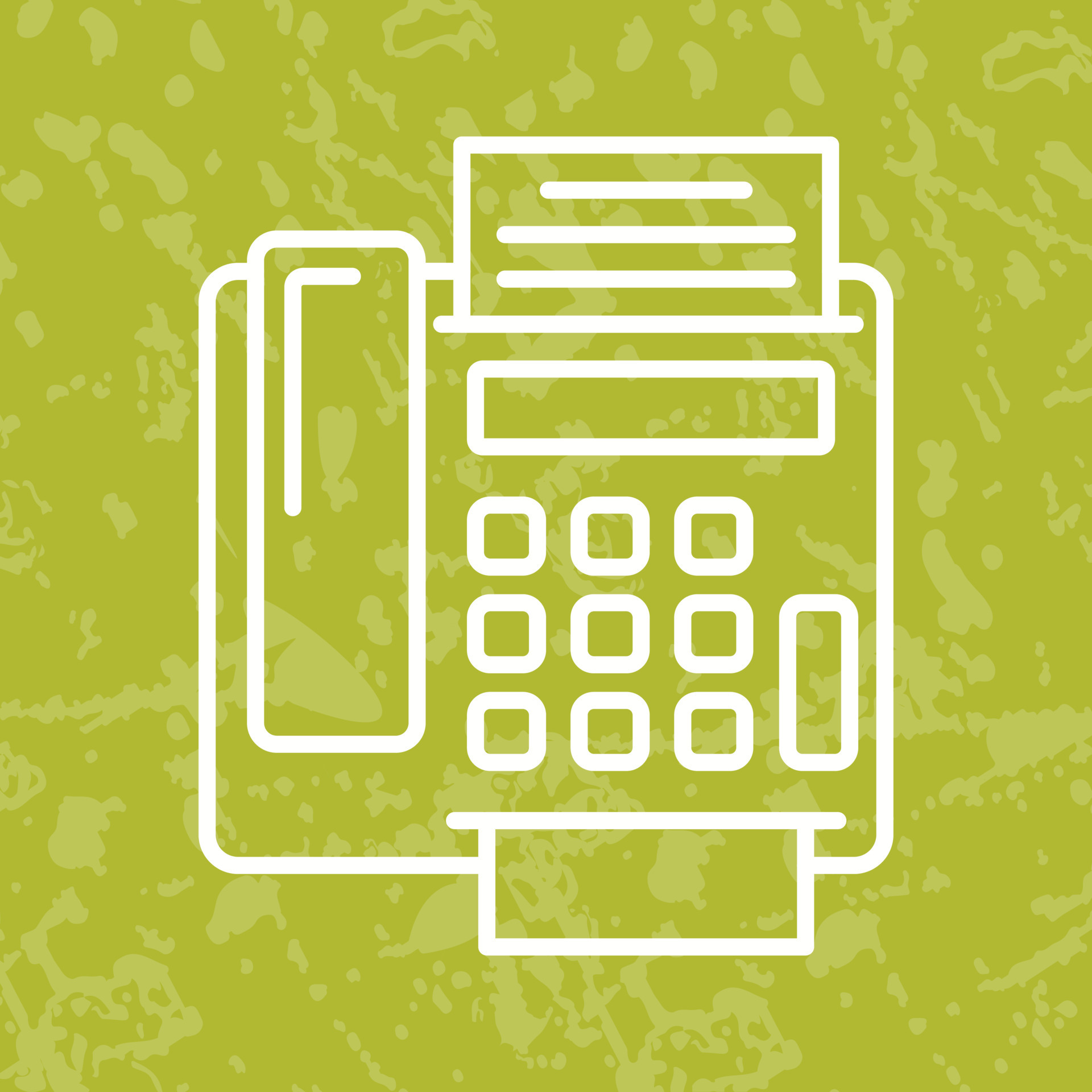 fax Machine Vector Icon 18736800 Vector Art at Vecteezy