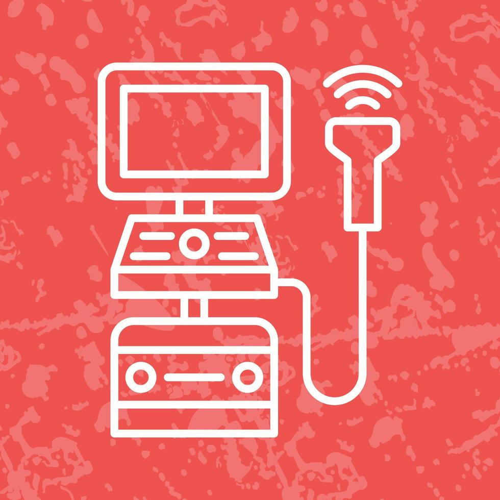 Ultrasound Machine Vector Icon