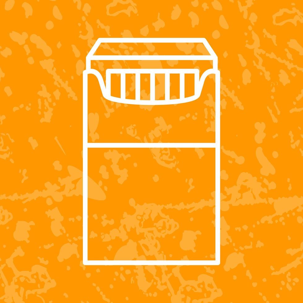 Unique Packet of Cigarettes Vector Icon