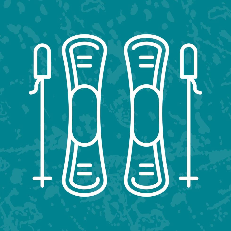 Ski Vector Icon
