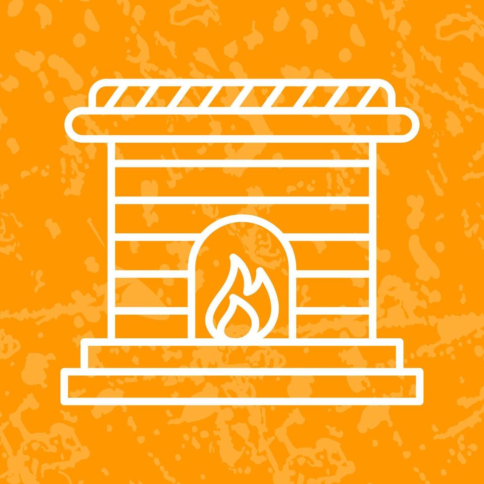 Fireplace Vector Icon