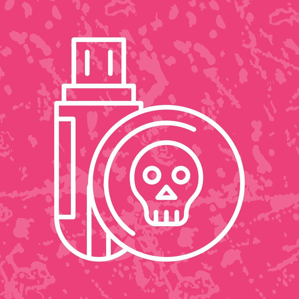 Infected Usb Drive Vector Icon