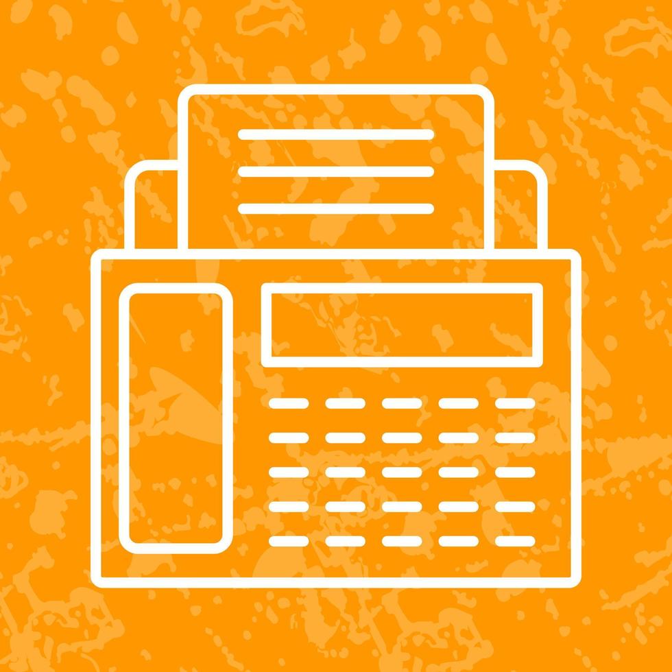 Fax Machine Vector Icon