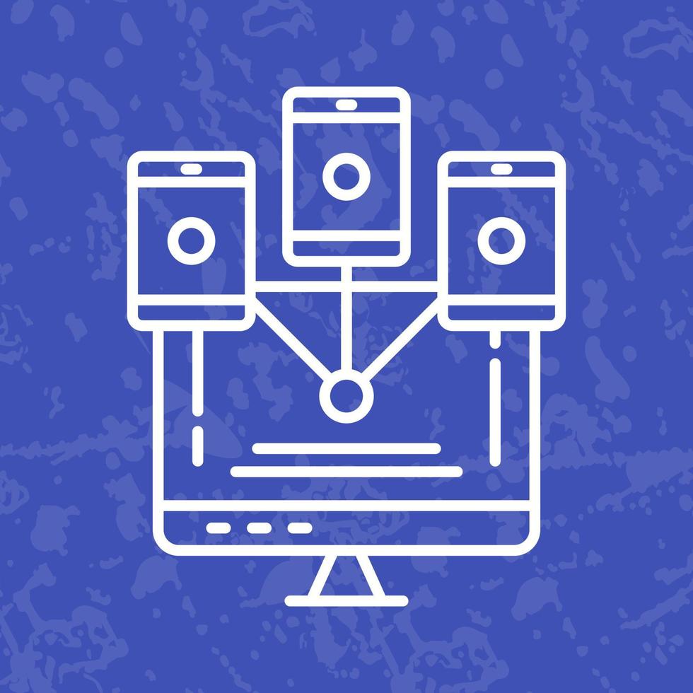 Computer Networks Vector Icon