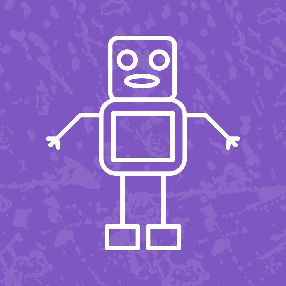 Unique Robot Vector Icon