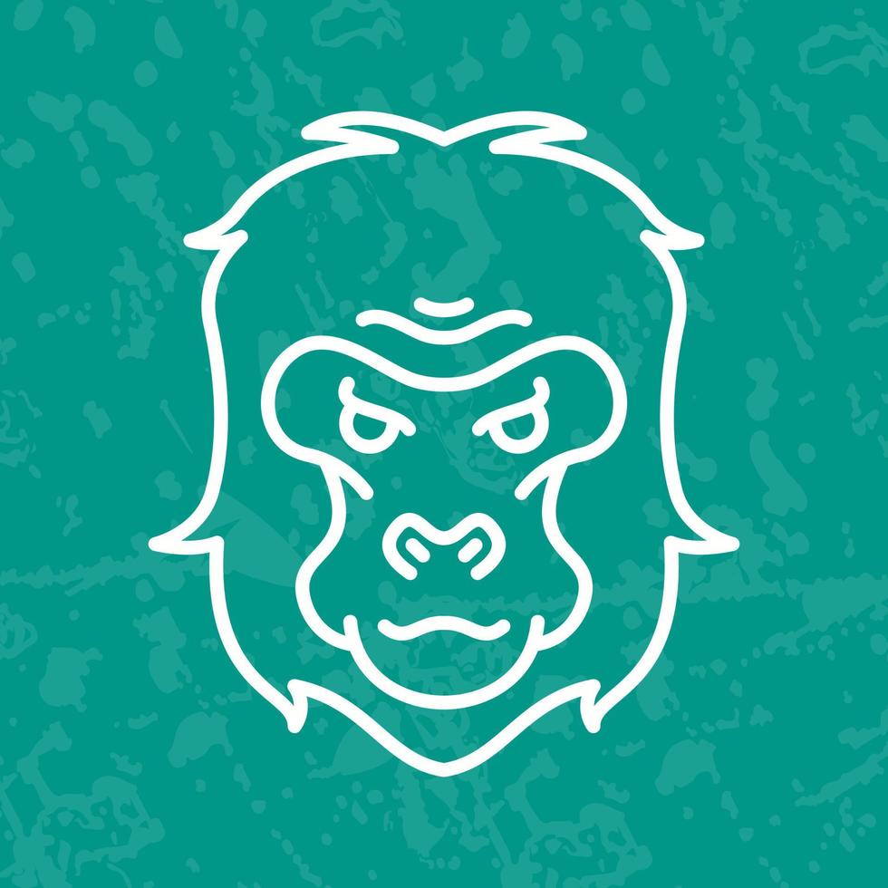 Gorilla Vector Icon