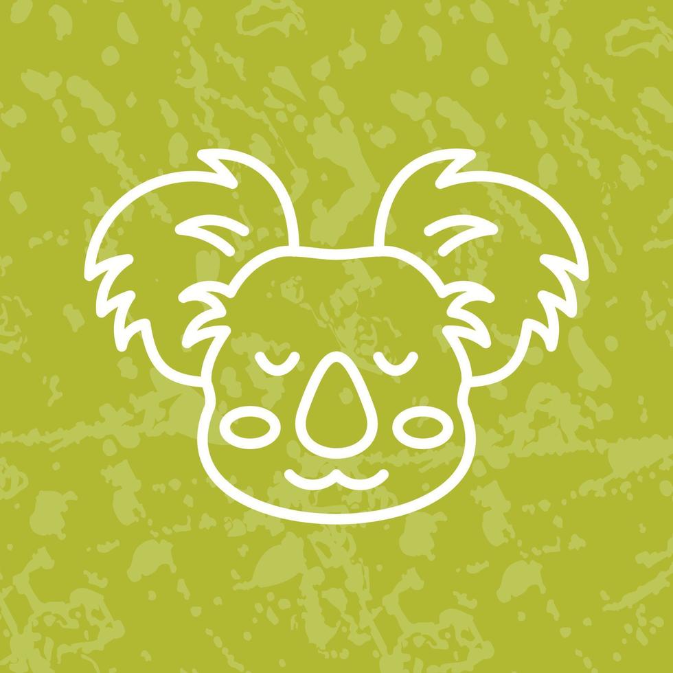 icono de vector de koala