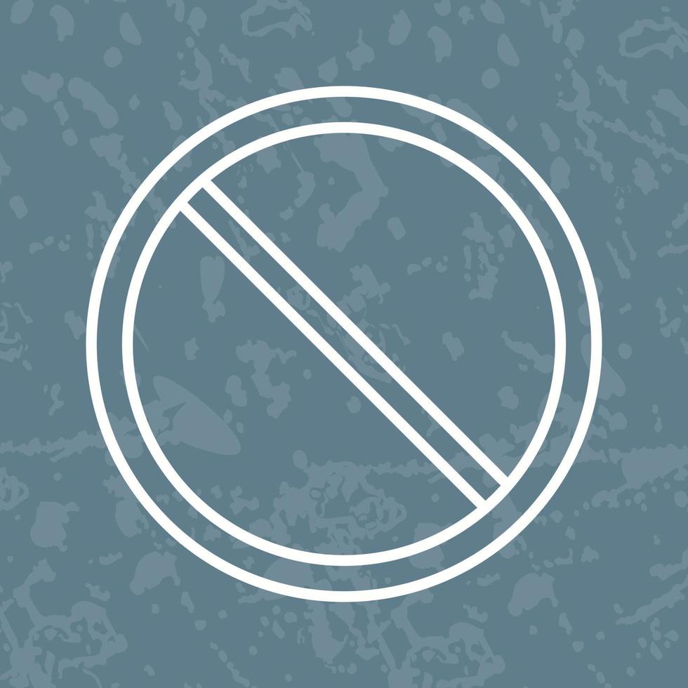 Prohibited Vector Icon