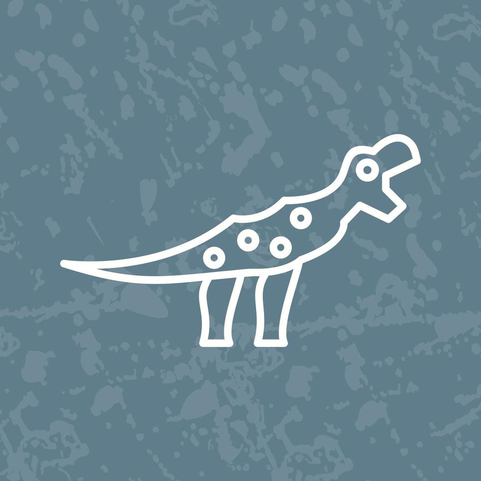 icono de vector de dinosaurio