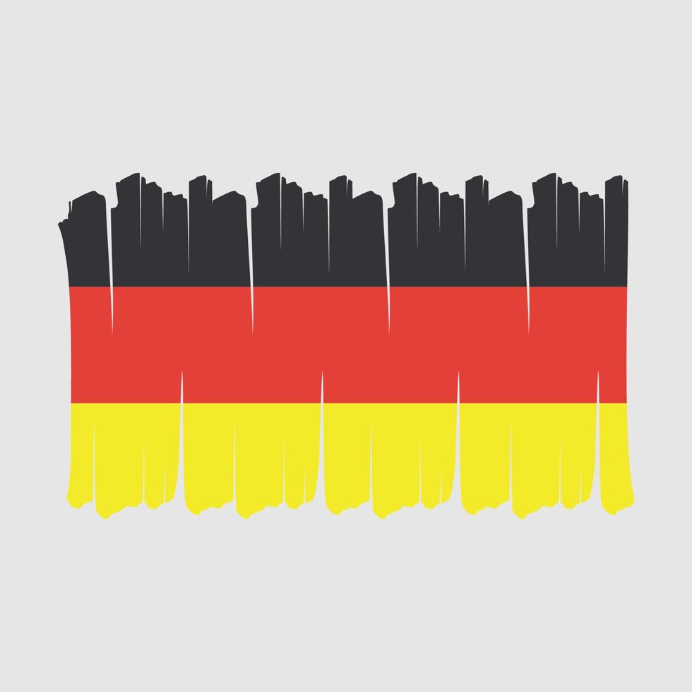 Germany Flag Brush vector