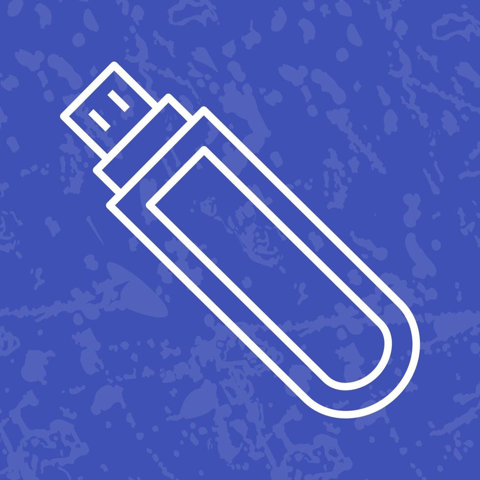 Unique USB Drive Vector Icon