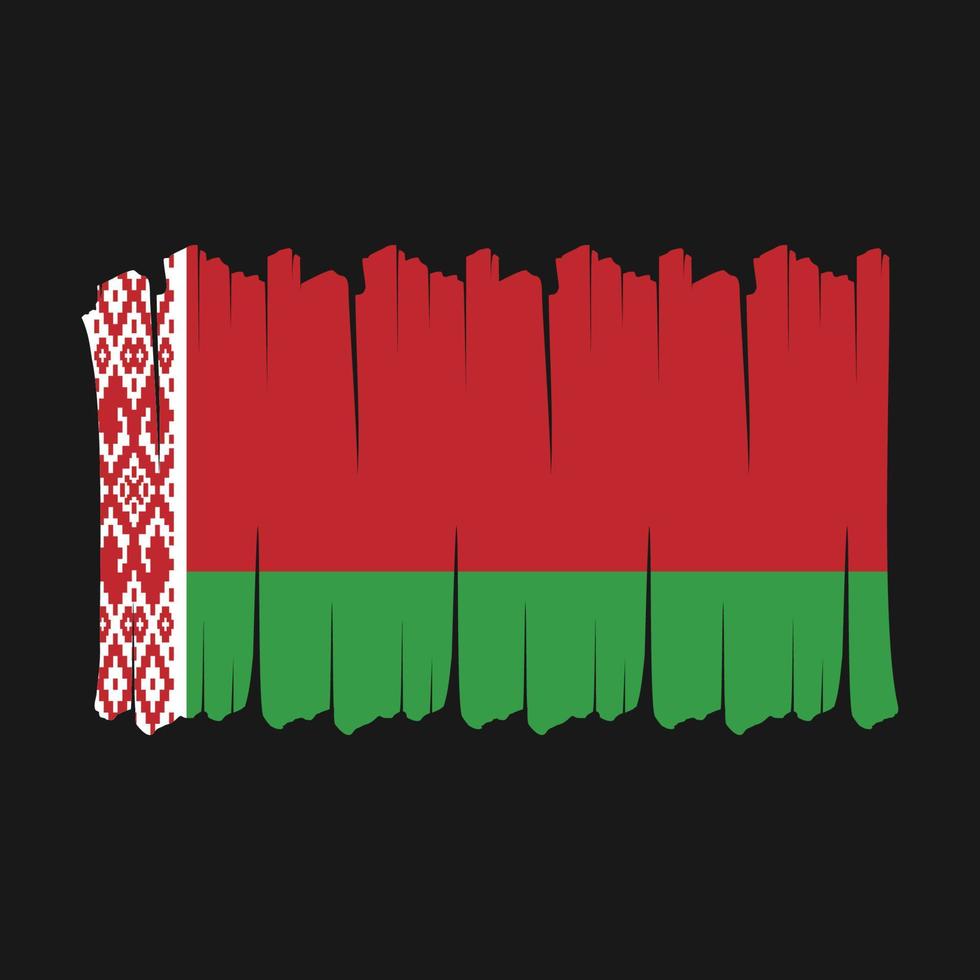 Belarus Flag Brush vector