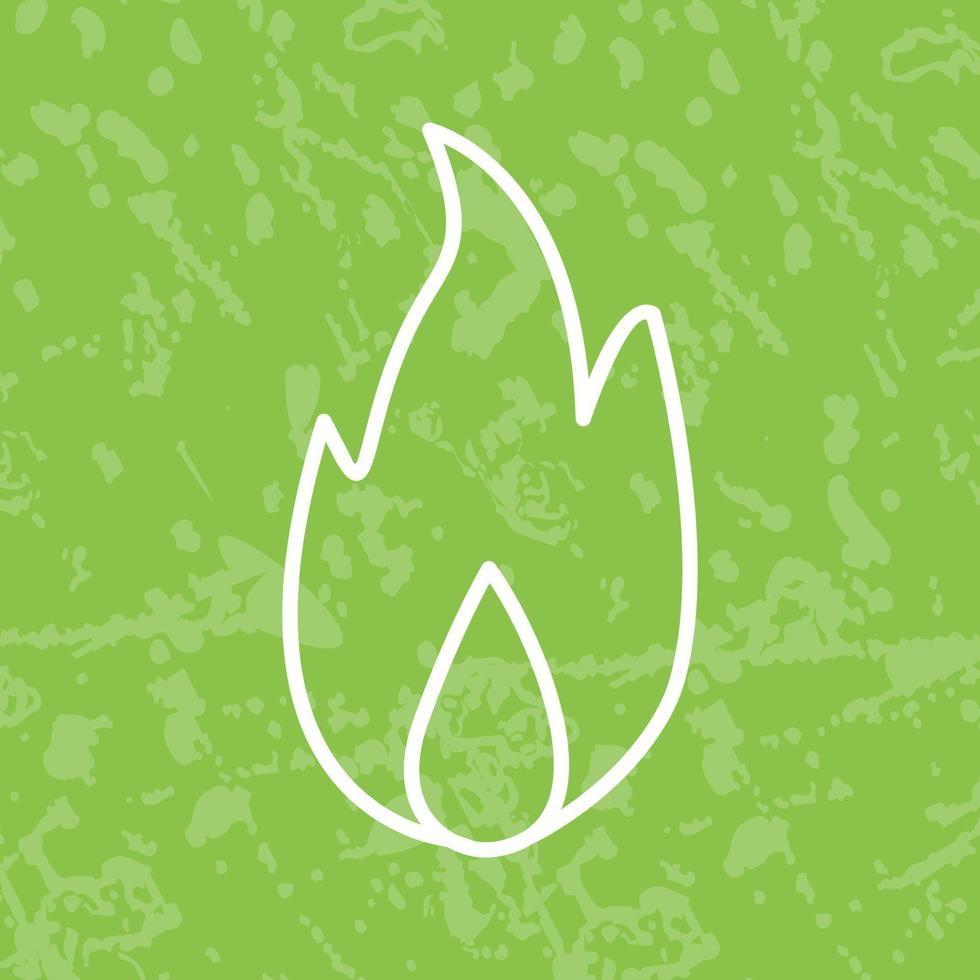 Unique Fire Vector Icon