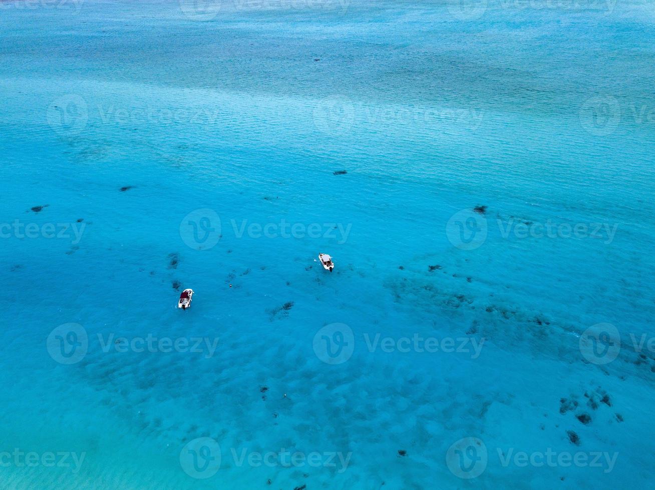 Maldives aerial view panorama landscape white sand beach photo