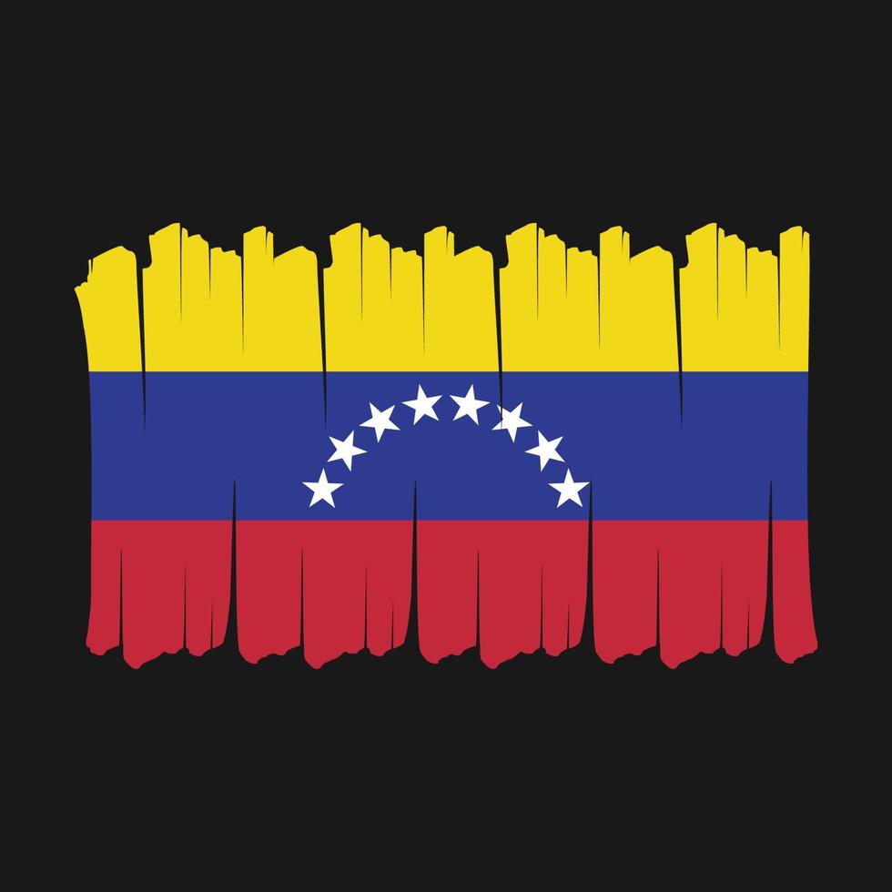 Venezuela Flag Brush vector