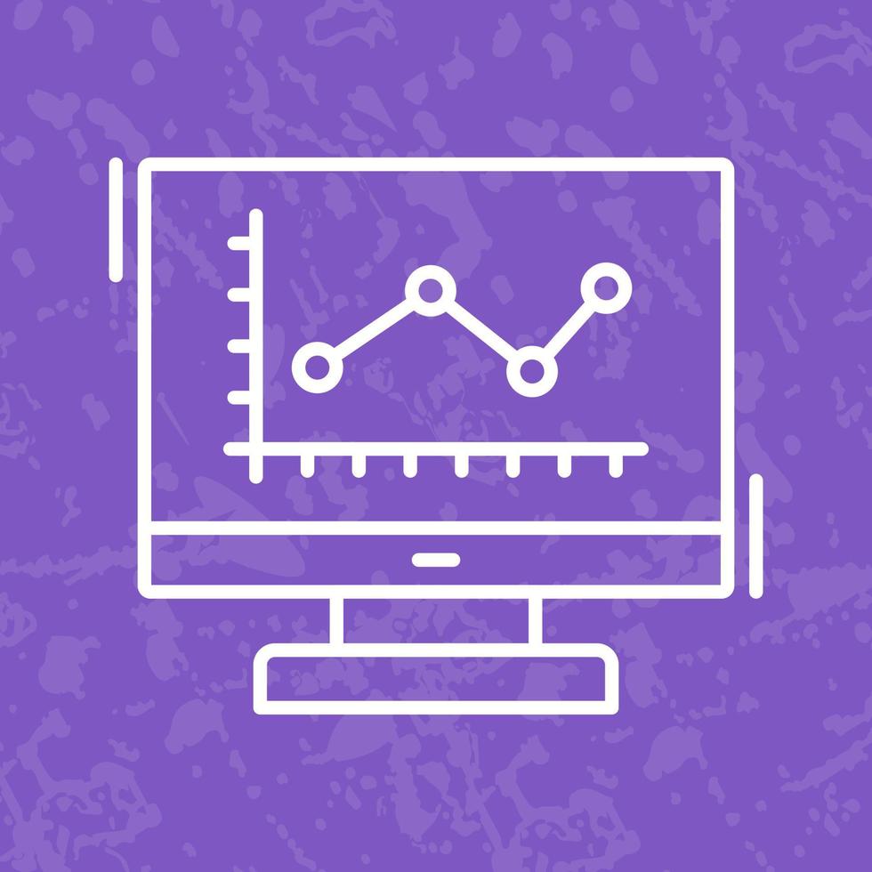 Line Chart Vector Icon