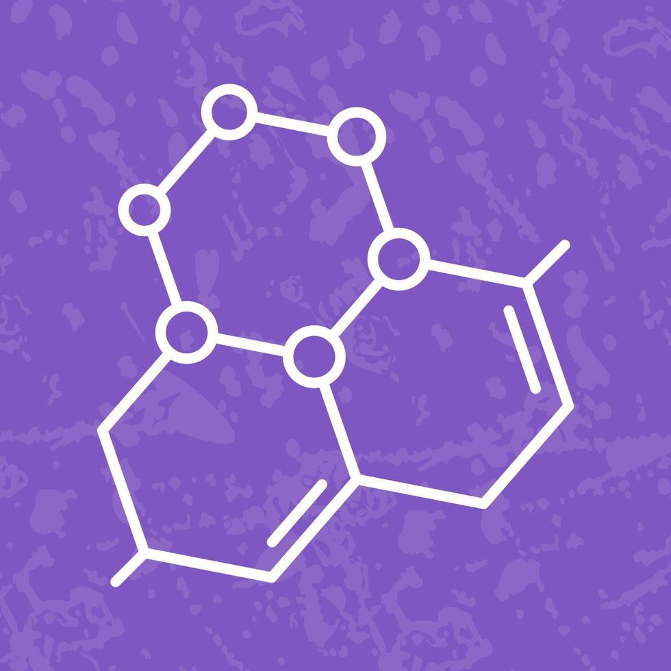 icono de vector de molécula