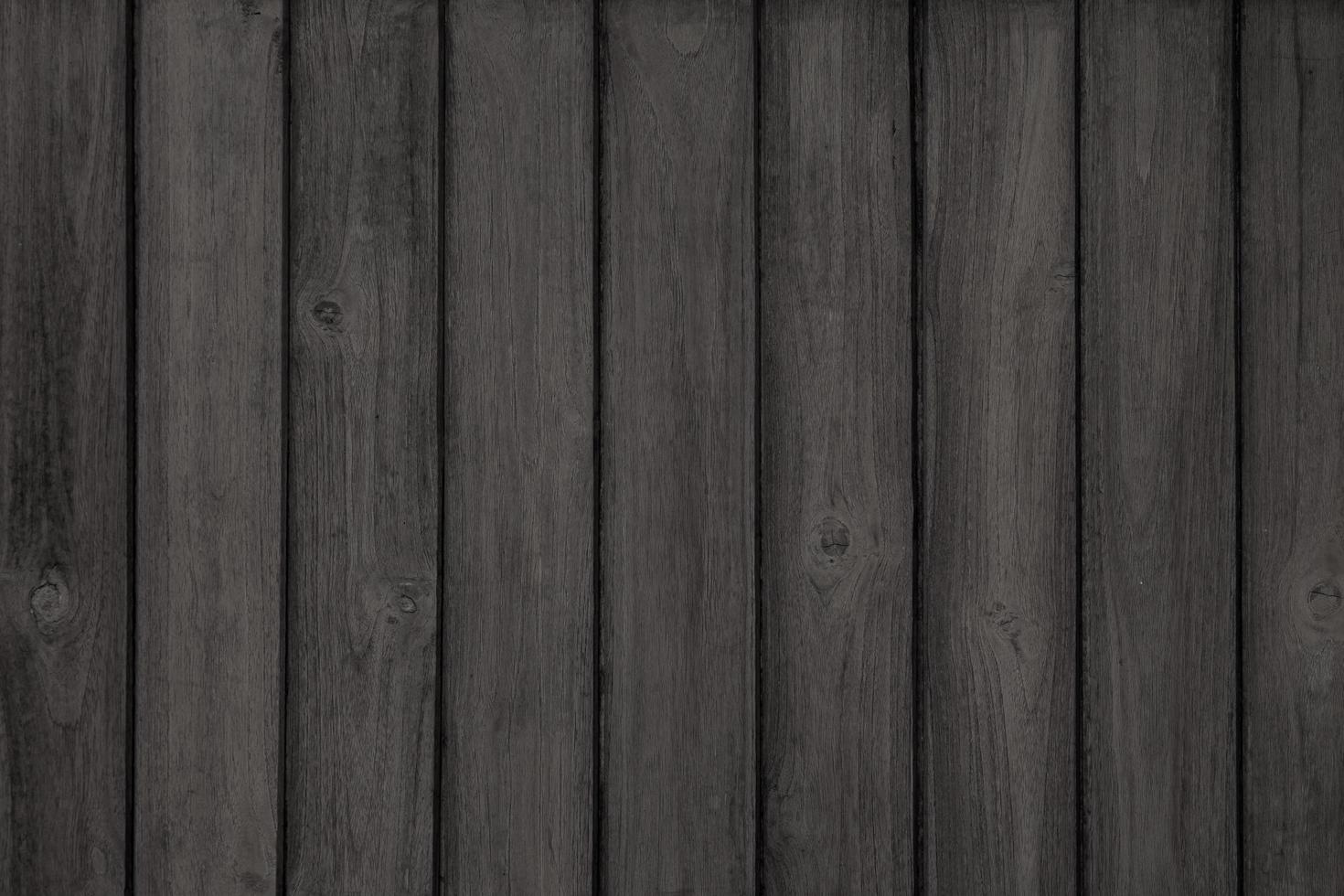 Black rustic natural weathered teak wood textured with dark paint for retro and vintage background design photo