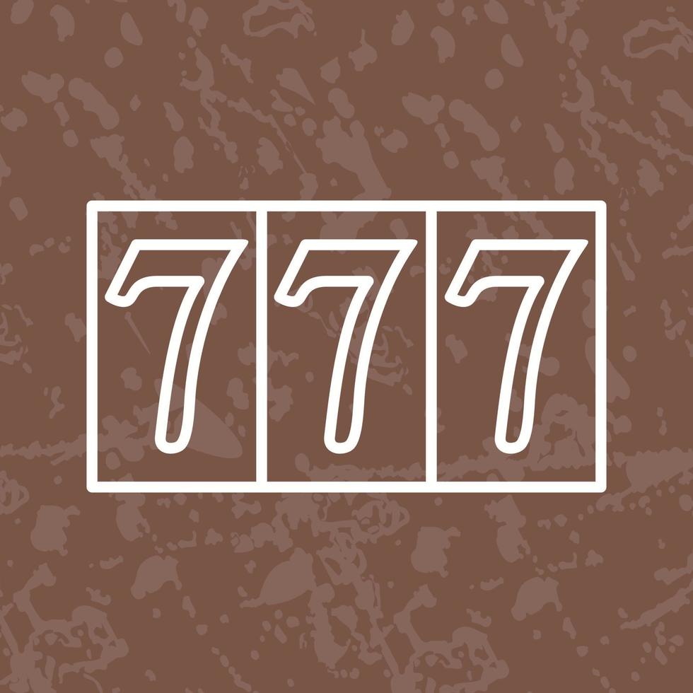 Triple Sevens Vector Icon