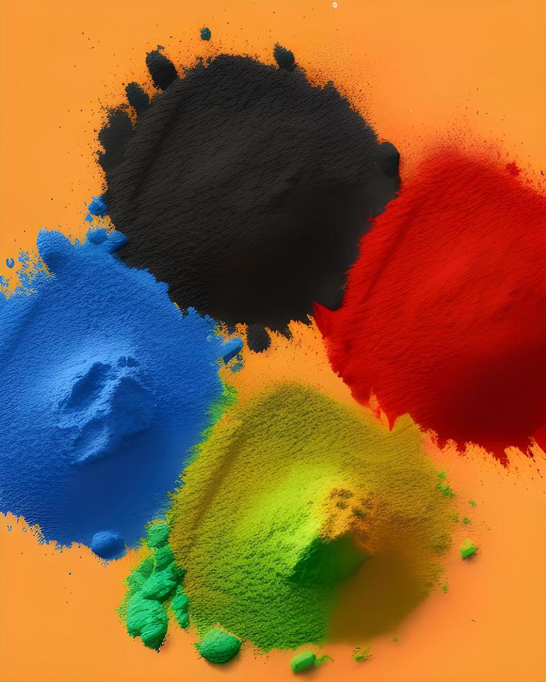 Holi Celebration Colorful Powder photo