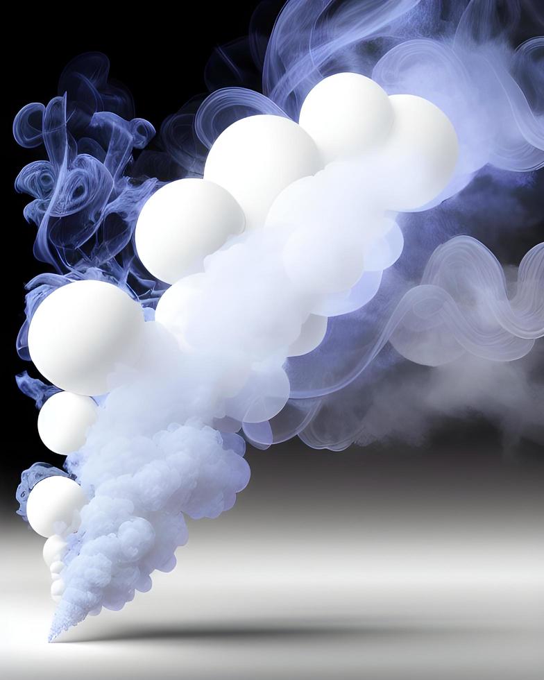 White Color Smoke Effect Background photo