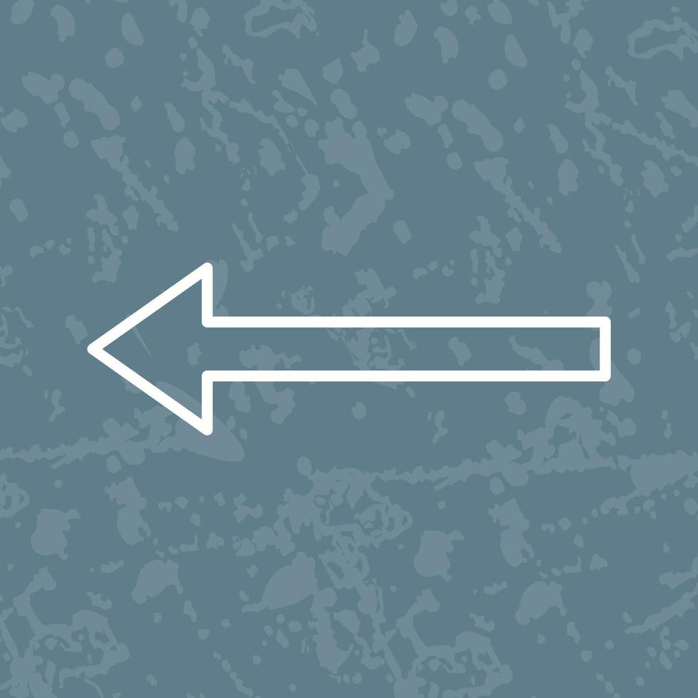 Unique Left Arrow Vector Icon